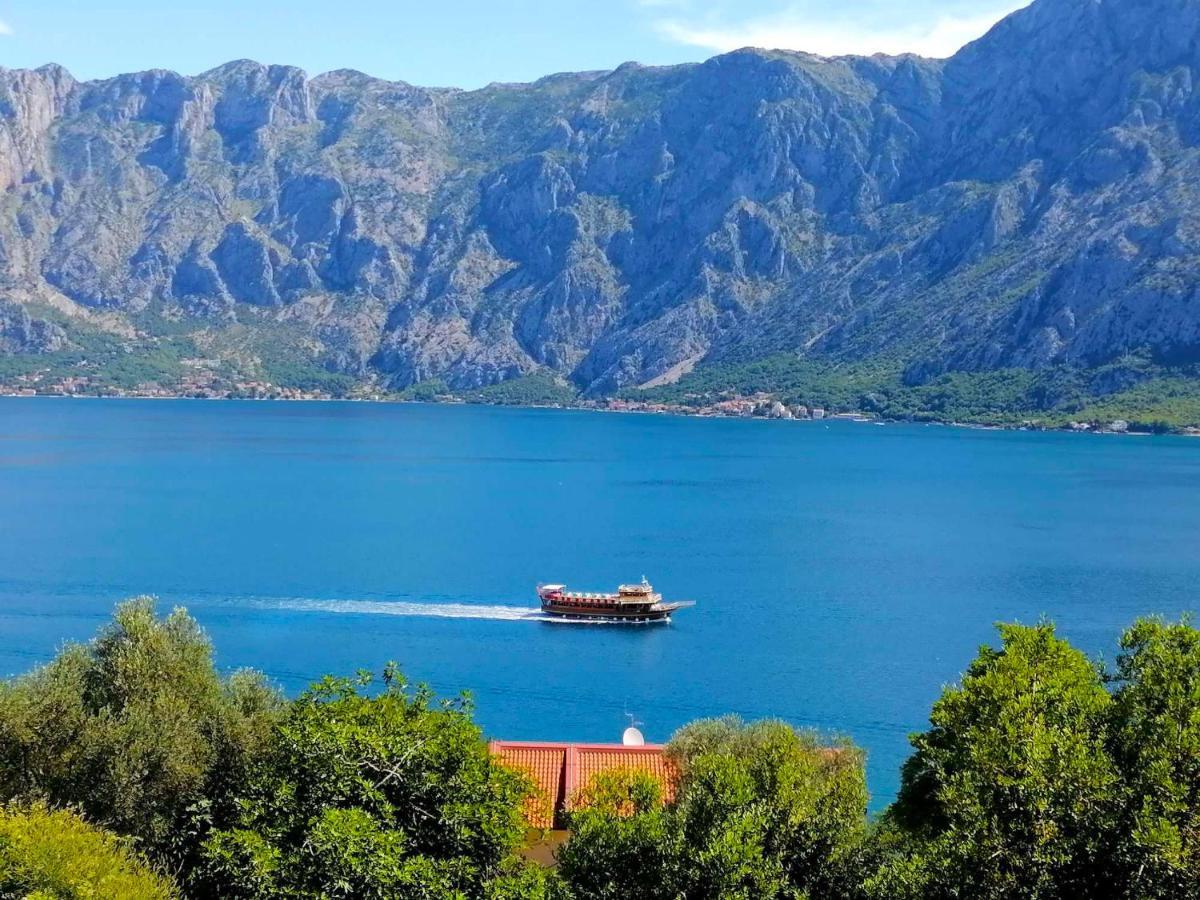 Bay Of Kotor View Apartment With Pool Prcanj Exterior photo